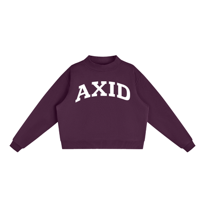 Alpha Xi Delta Mock Neck Sweatshirt