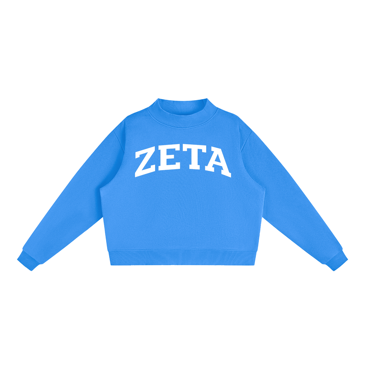 Zeta Tau Alpha Mock Neck Sweatshirt