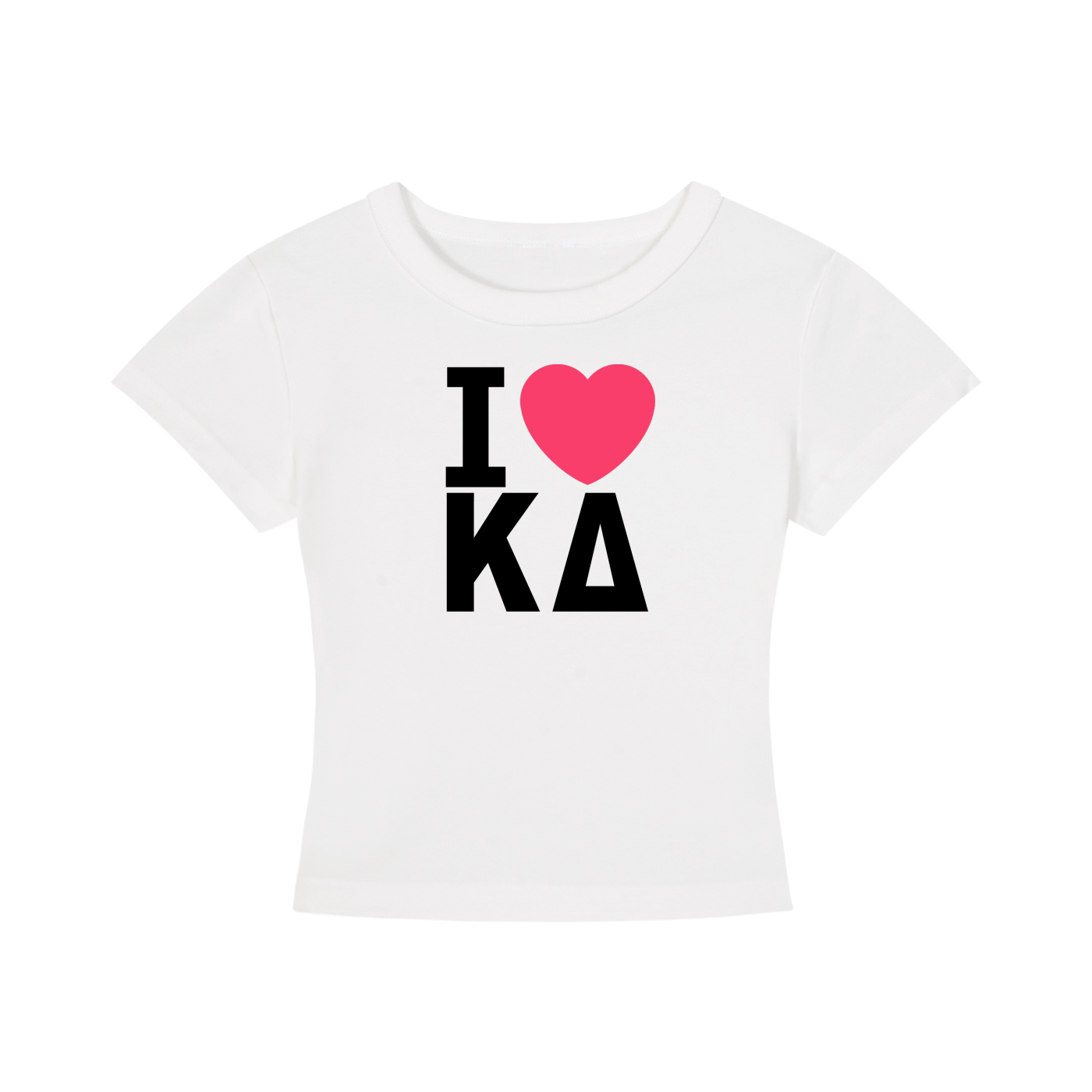 I Heart Kappa Delta Baby Tee