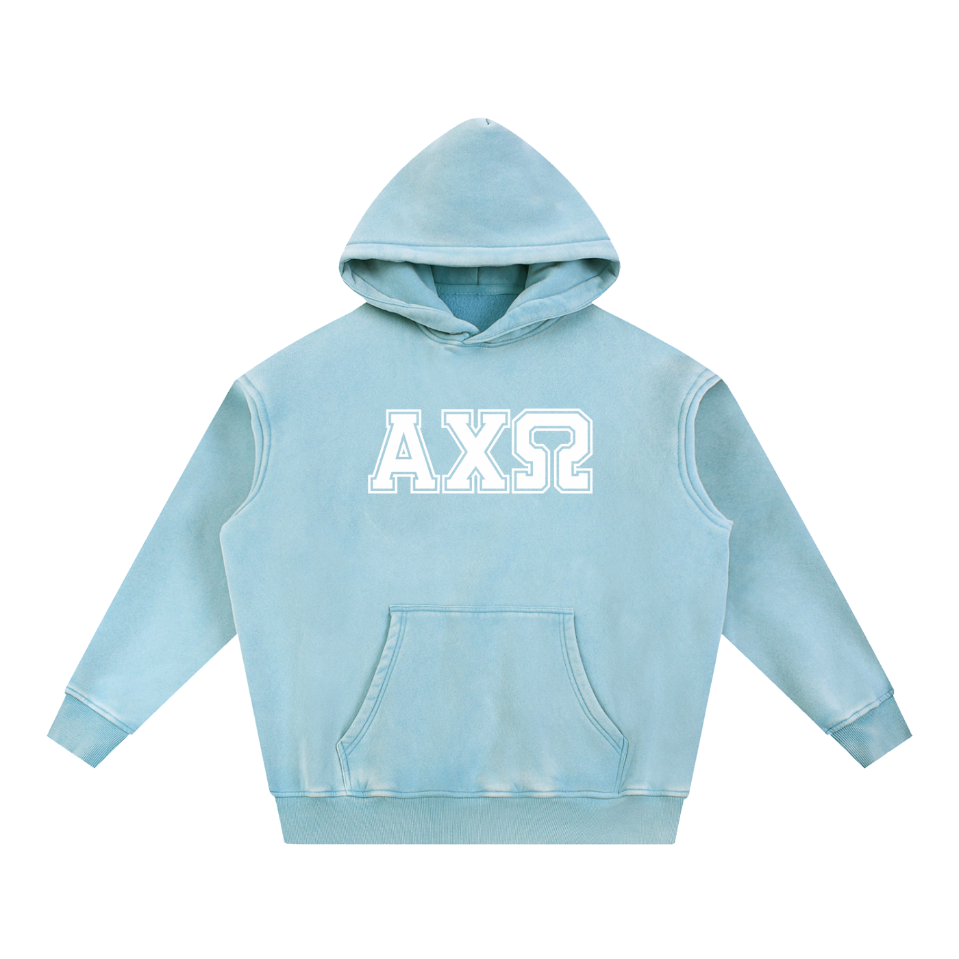 Alpha Chi Omega Letters Hoodie