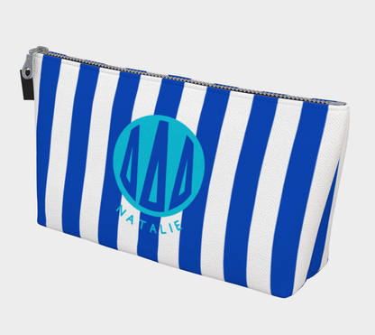 Tri Delta Monogram Personalized Makeup bag