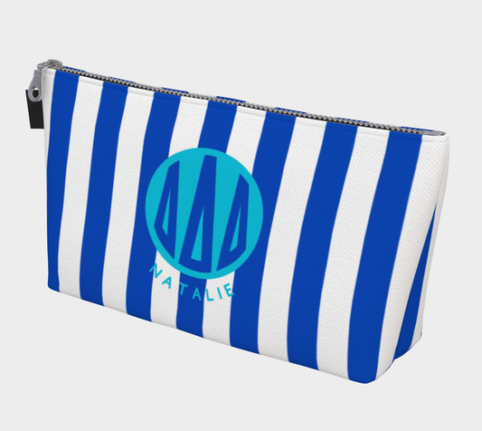 Tri Delta Monogram Personalized Makeup bag