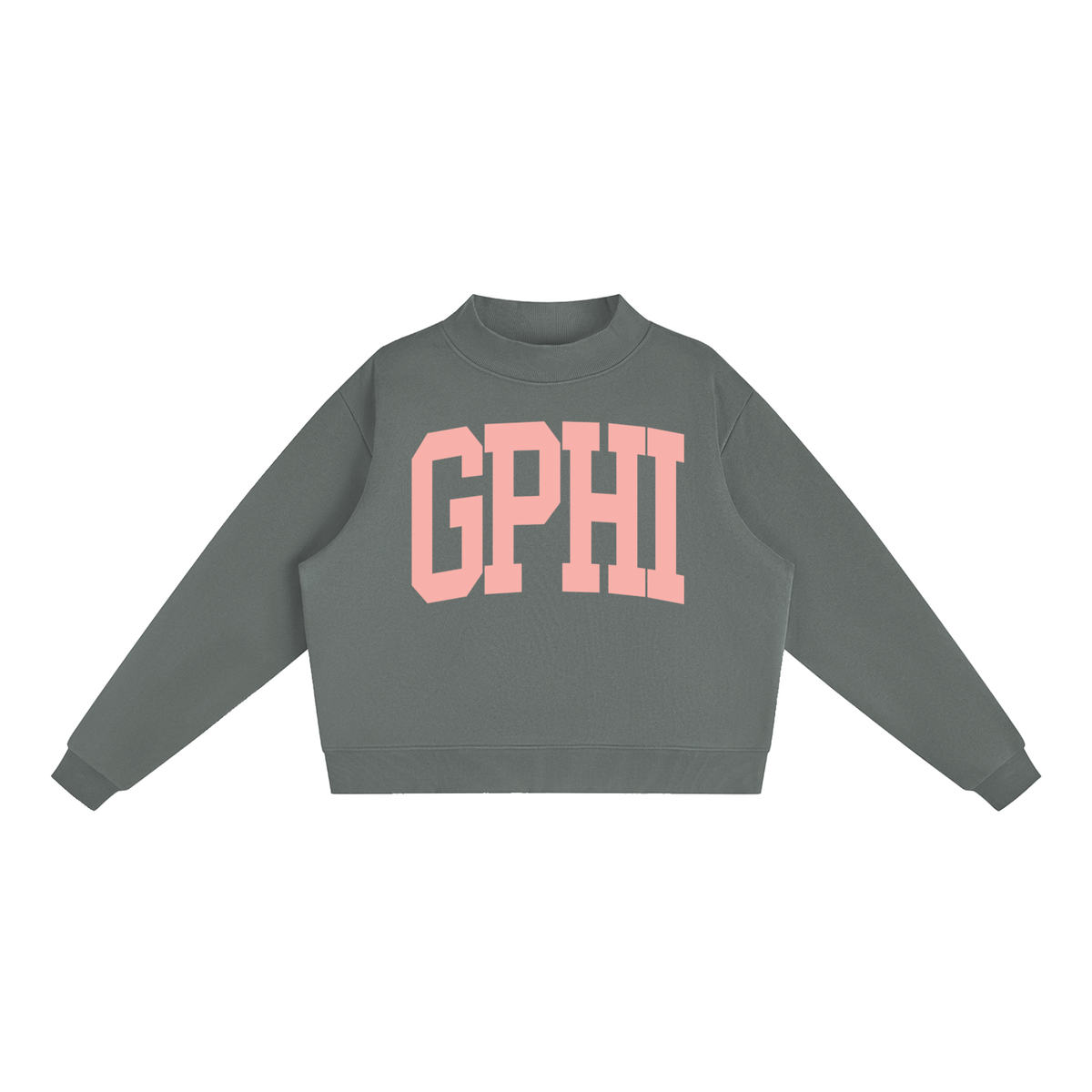 Gamma Phi Beta Big Mock Neck Sweatshirt