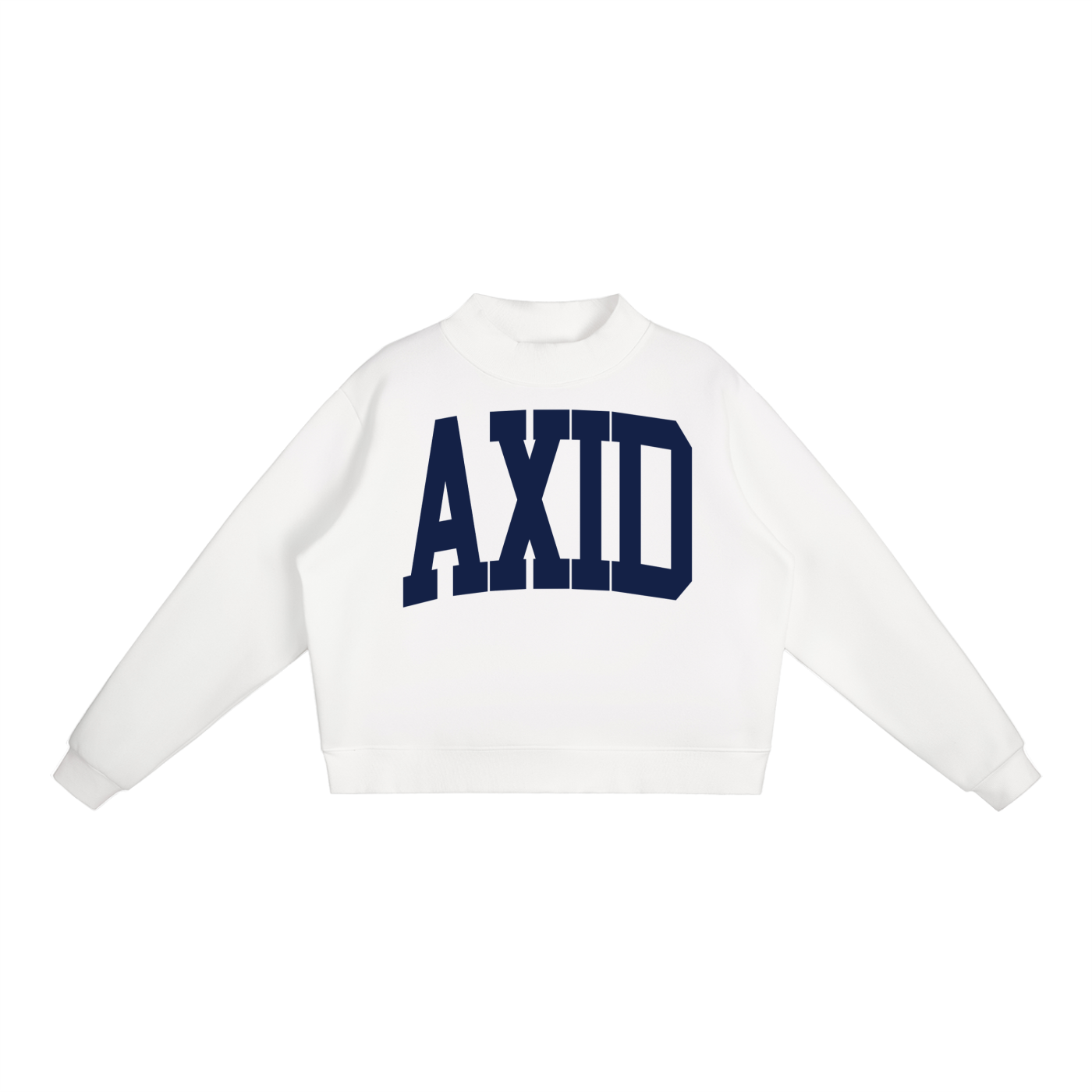 Alpha Xi Delta Big Mock Neck Sweatshirt - Ivy Society
