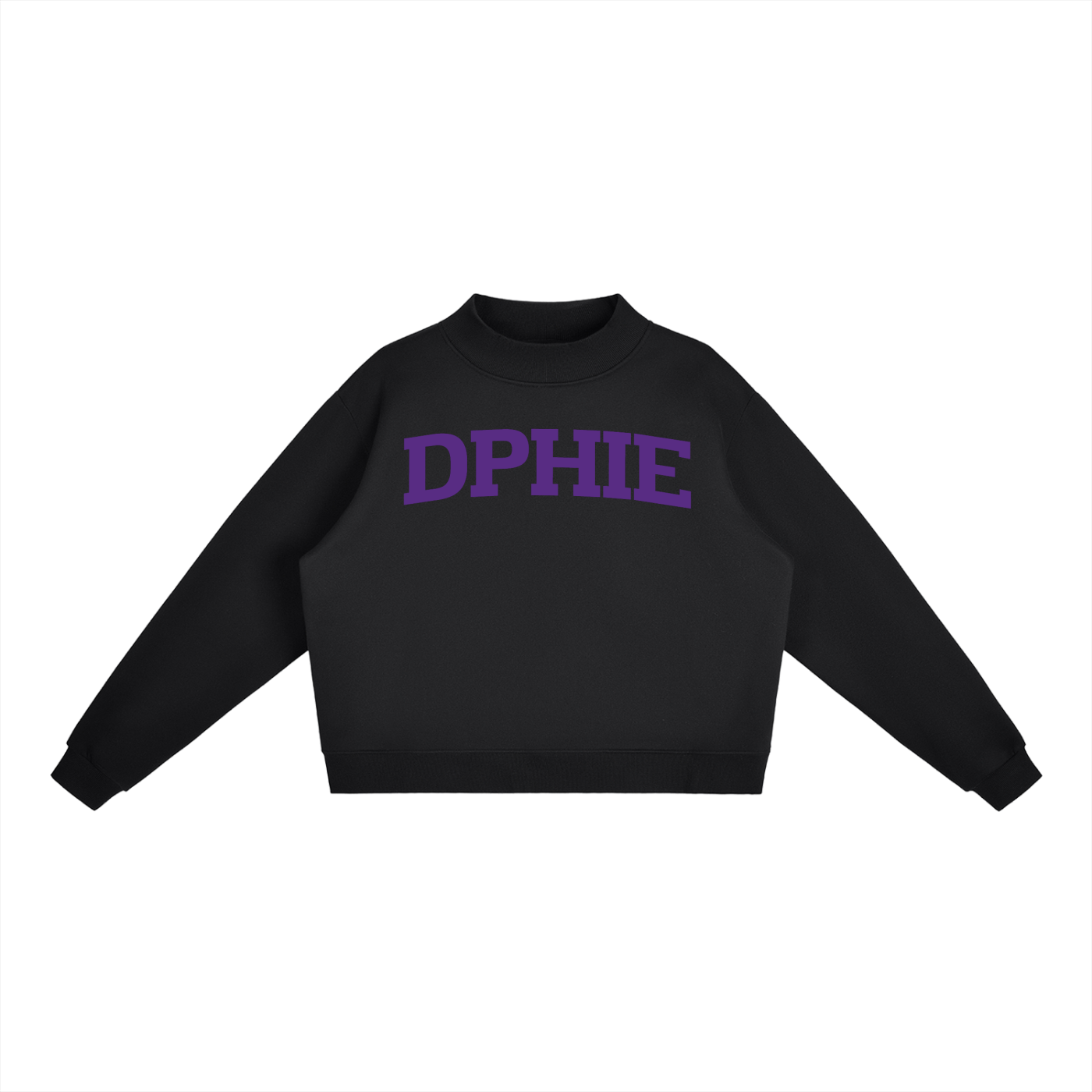 Delta Phi Epsilon Purple Mock Neck - Ivy Society