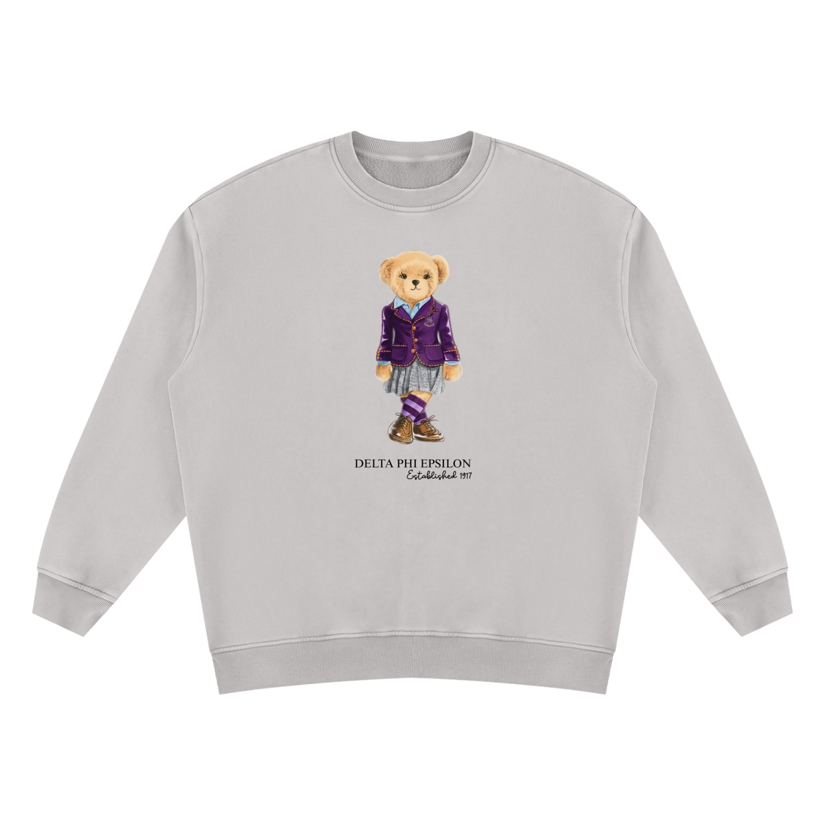 Delta Phi Epsilon Sorority Bear Vintage Wash Sweatshirt