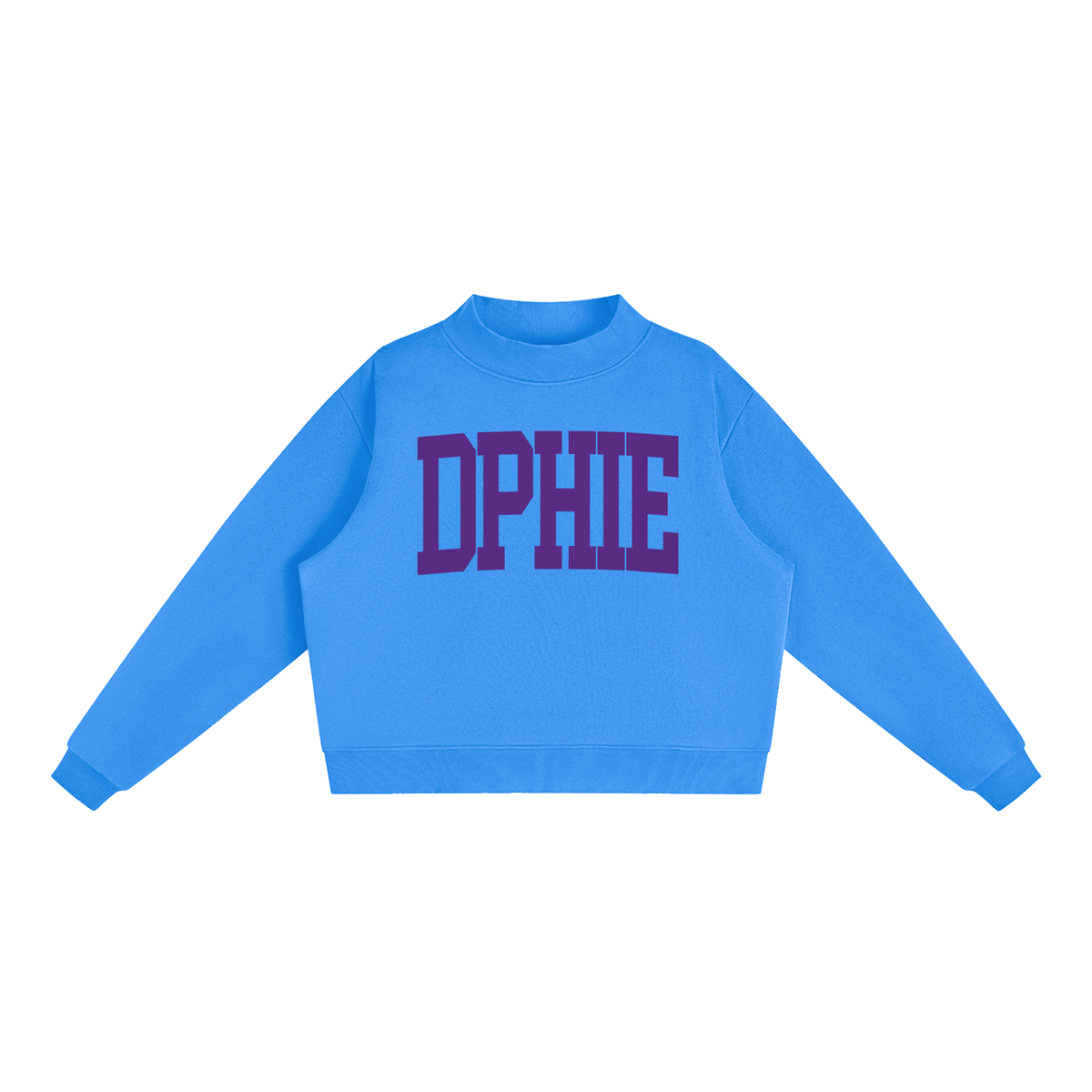 Delta Epsilon Phi Big Mock Neck Sweatshirt