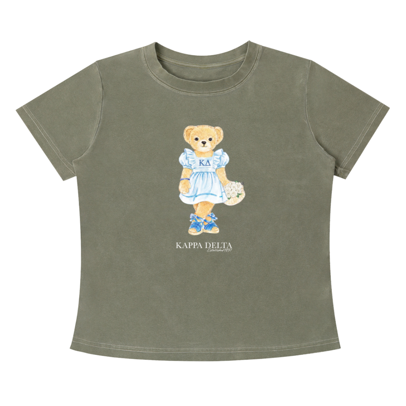 Kappa Delta Flower Bear T Shirt