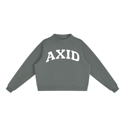 Alpha Xi Delta Mock Neck Sweatshirt
