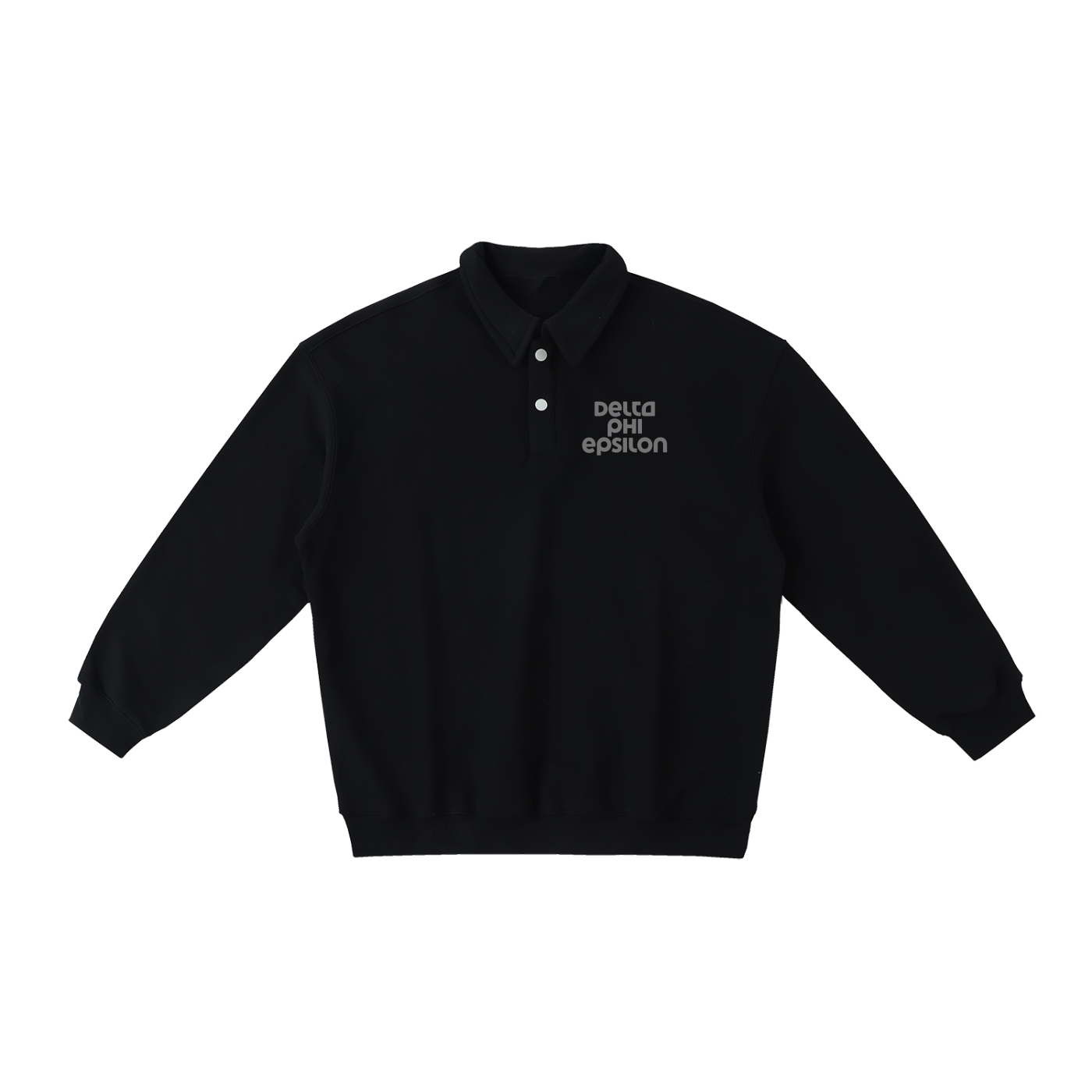 Delta Phi Epsilon Polo Collar Sweatshirt