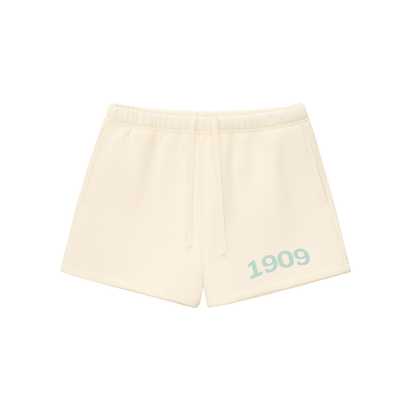 Green Alpha Epsilon Phi Fleece Drawstring Shorts