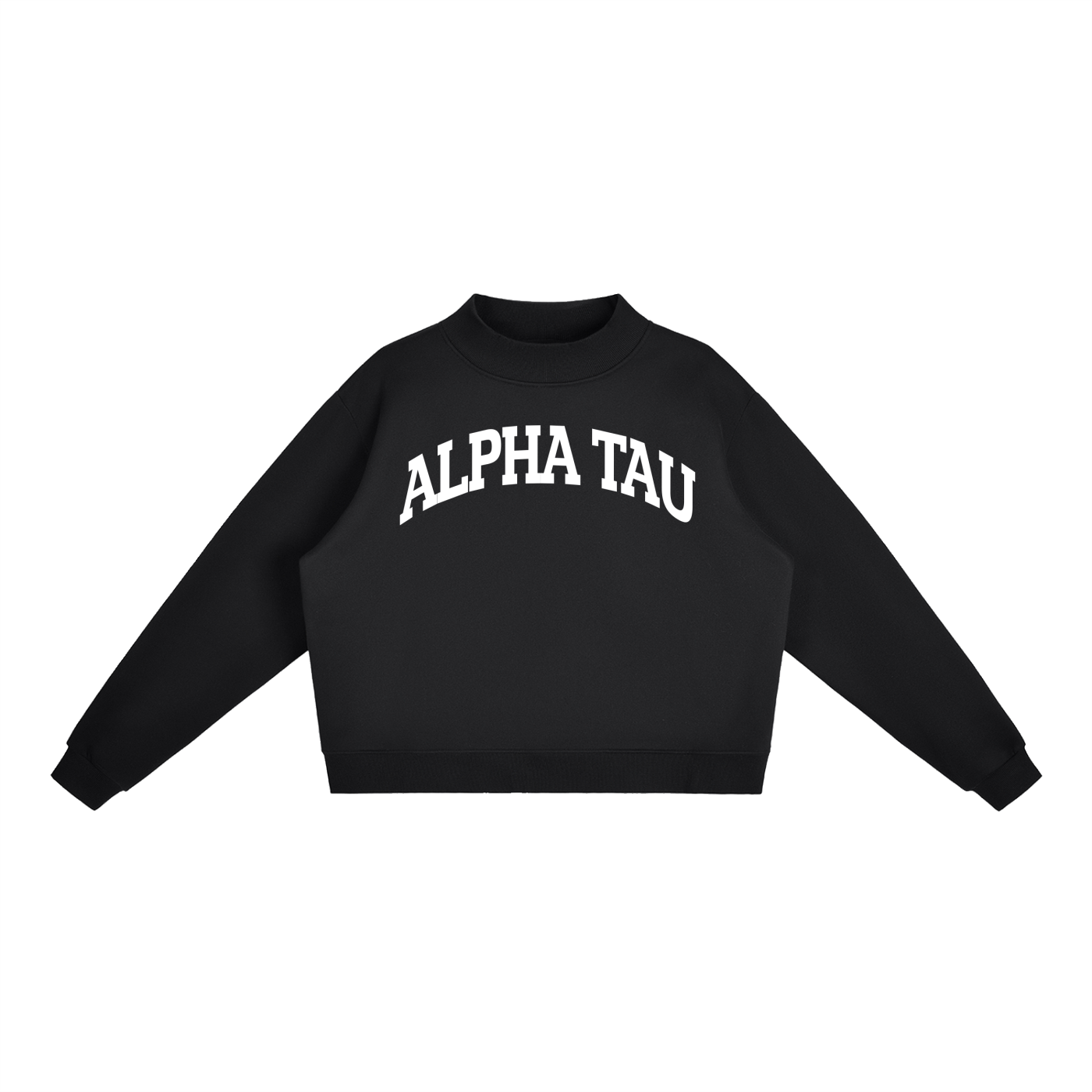 Alpha Sigma Tau Mock Neck Sweatshirt