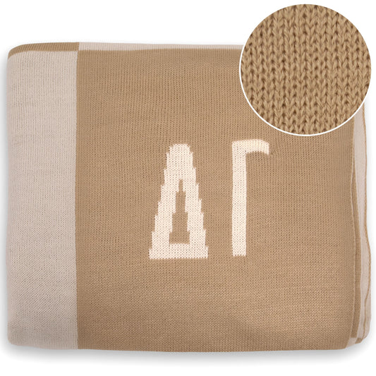 Delta Gamma Checkered Blanket