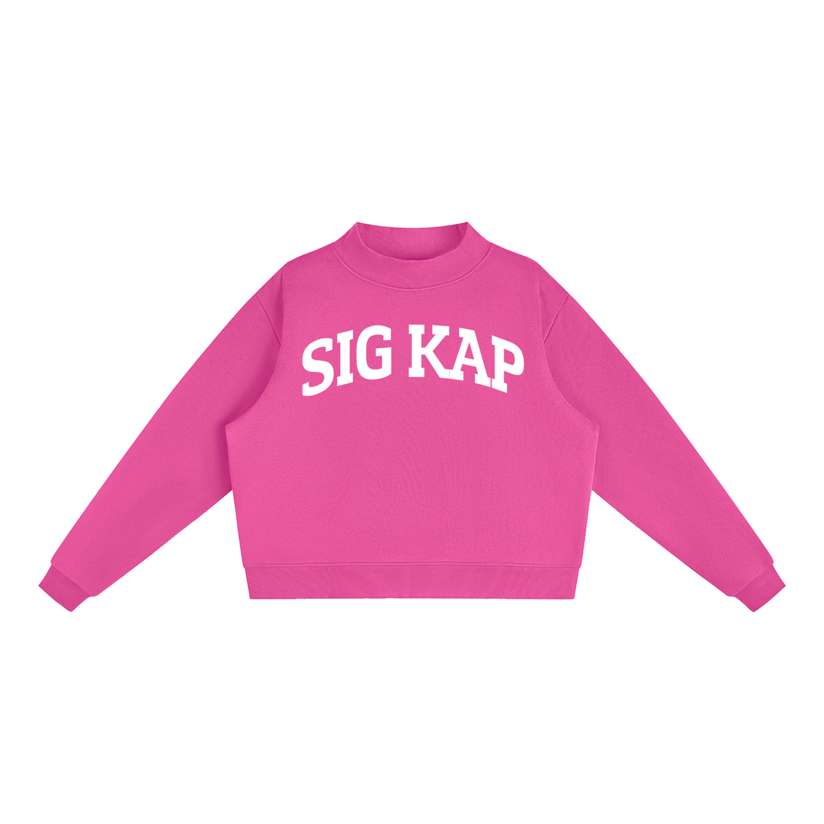 Sigma Kappa Mock Neck Sweatshirt