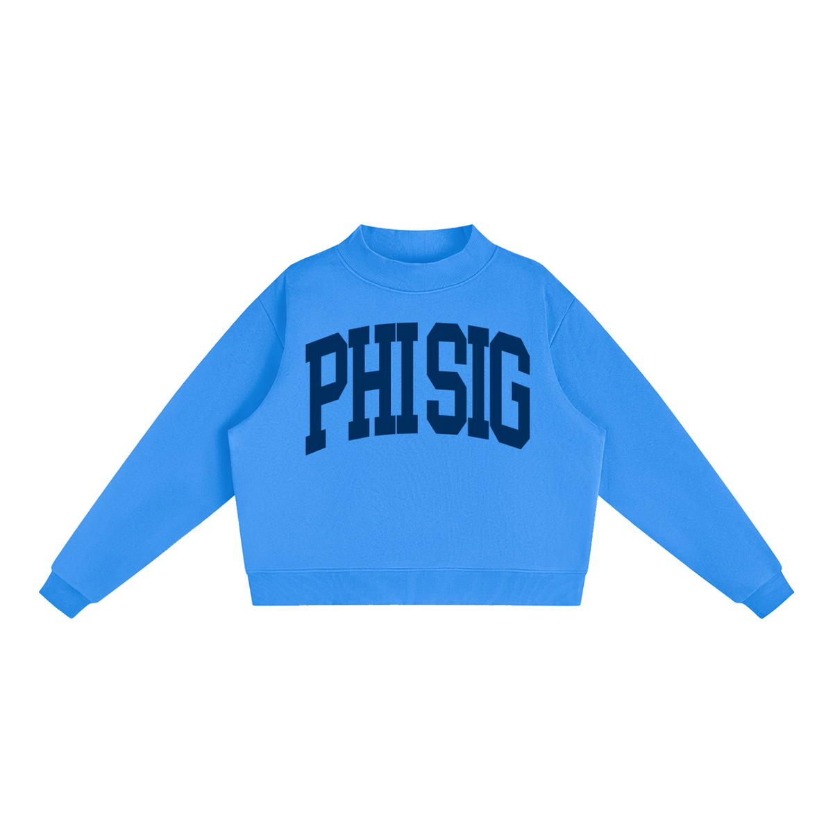 Phi Sig Mock Neck Sweatshirt