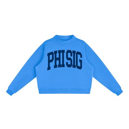 Phi Sig Mock Neck Sweatshirt