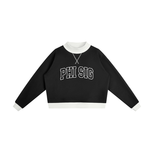 Phi Sigma Sigma Mock Neck Sweatshirt