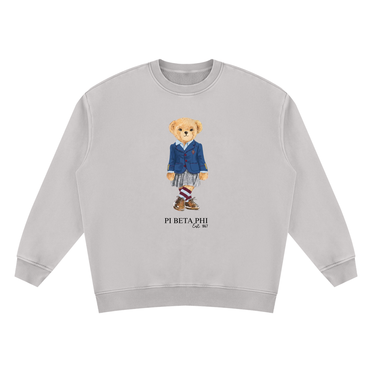 Pi Beta Phi Sorority Bear Vintage Wash Sweatshirt