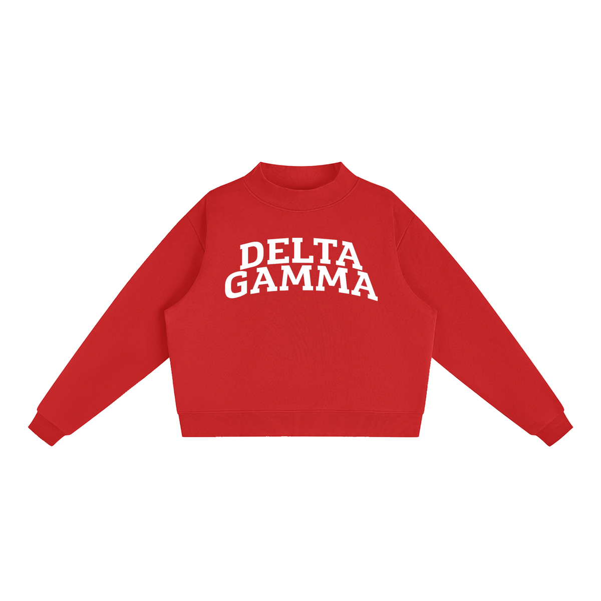 Delta Gamma Mock Neck Sweatshirt
