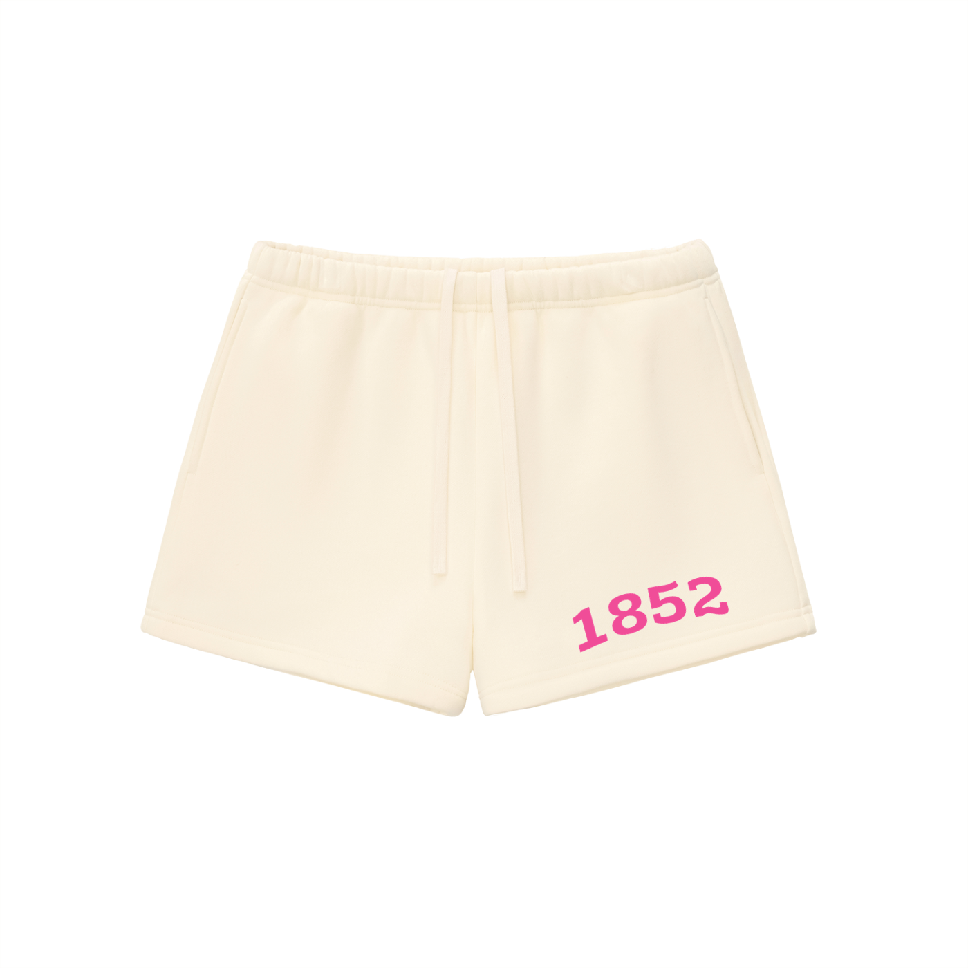 Pink Phi Mu Fleece Drawstring Shorts - Ivy Society