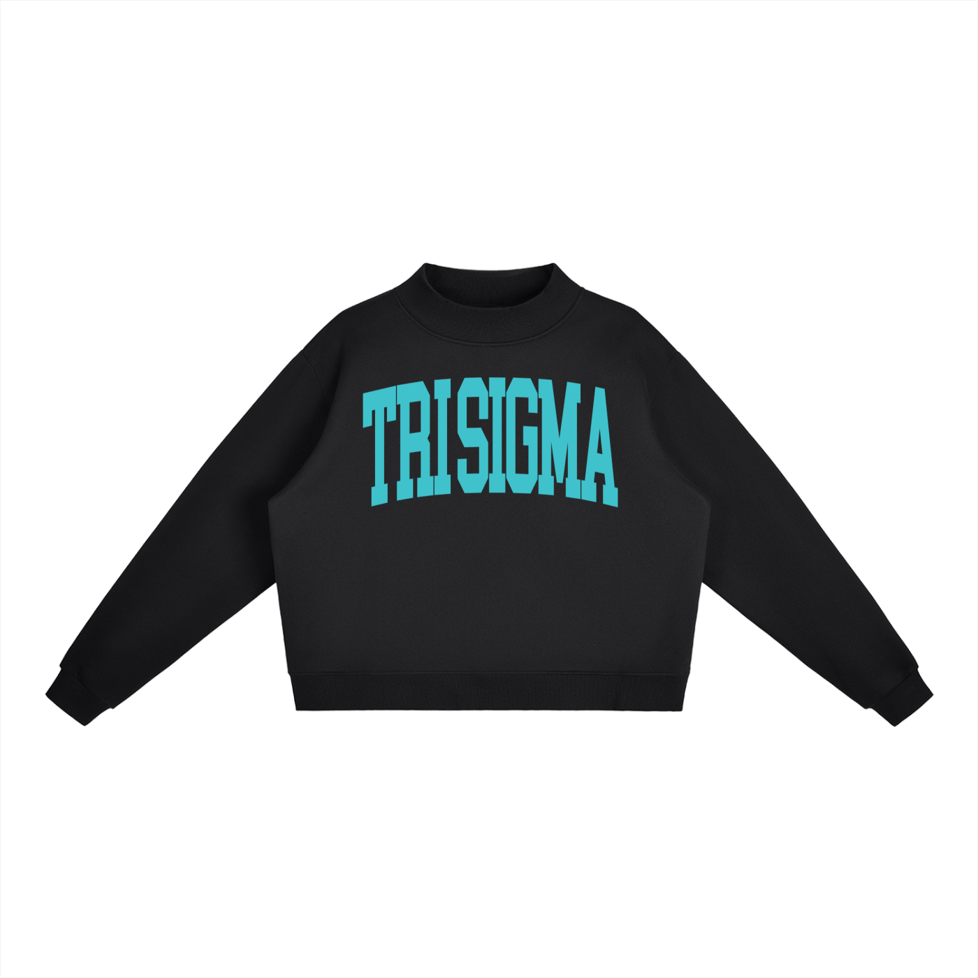 Tri Sigma Big Mock Neck Sweatshirt - Ivy Society