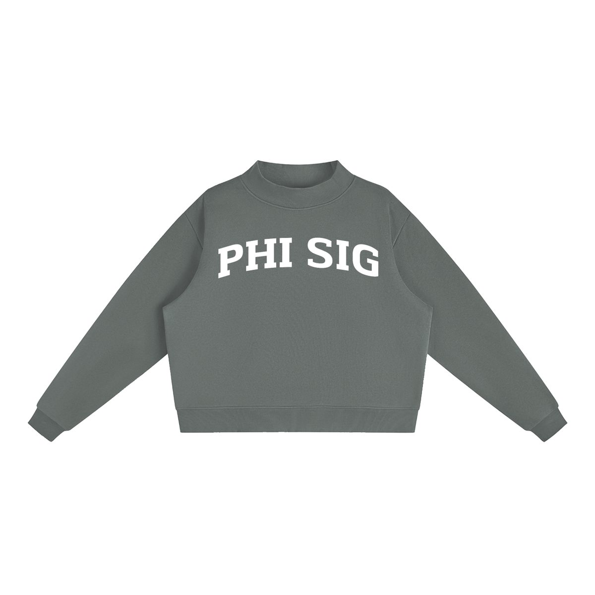 Phi Sigma Sigma Mock Neck Sweatshirt