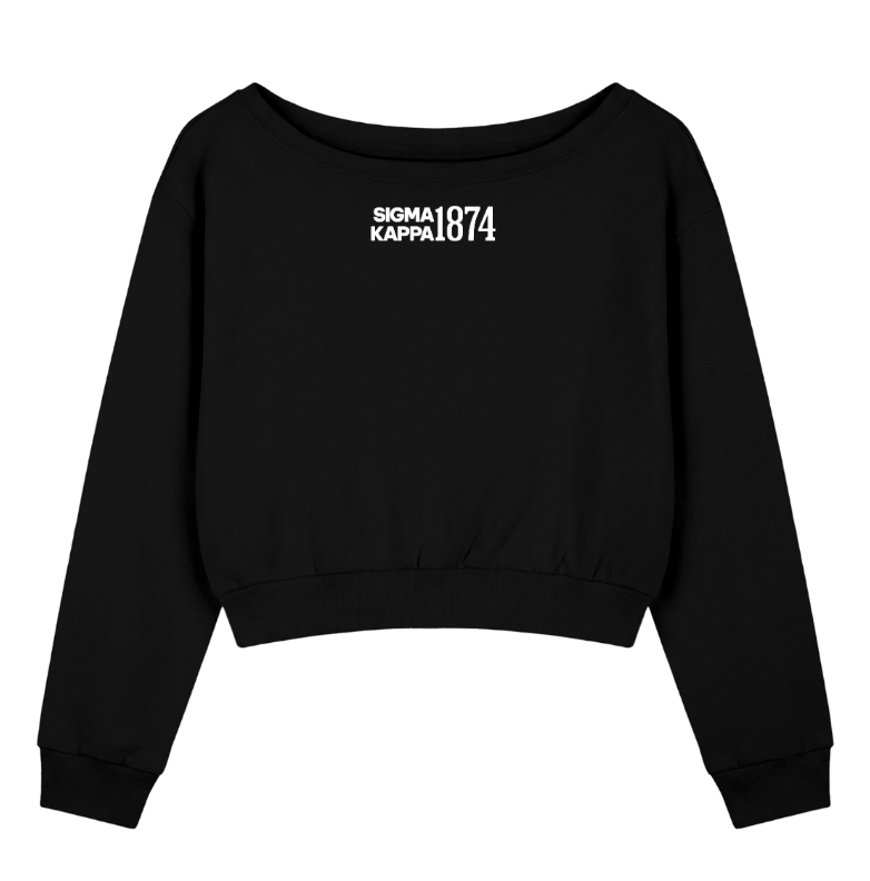 Sigma Kappa 1874 Off the Shoulder Sweatshirt