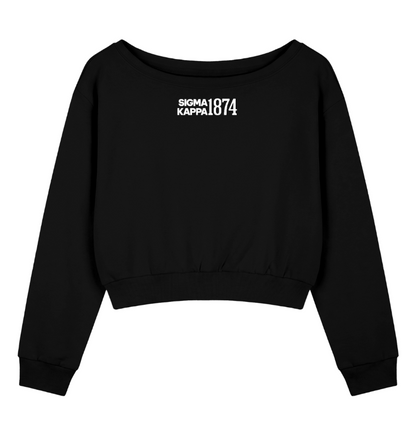Sigma Kappa 1874 Off the Shoulder Sweatshirt