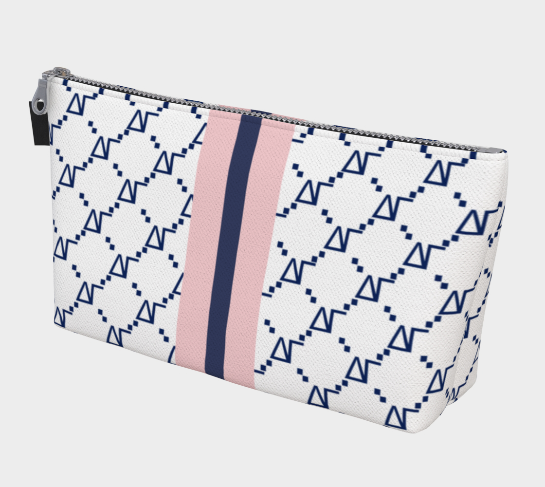 Delta Gamma Print Makeup Bag