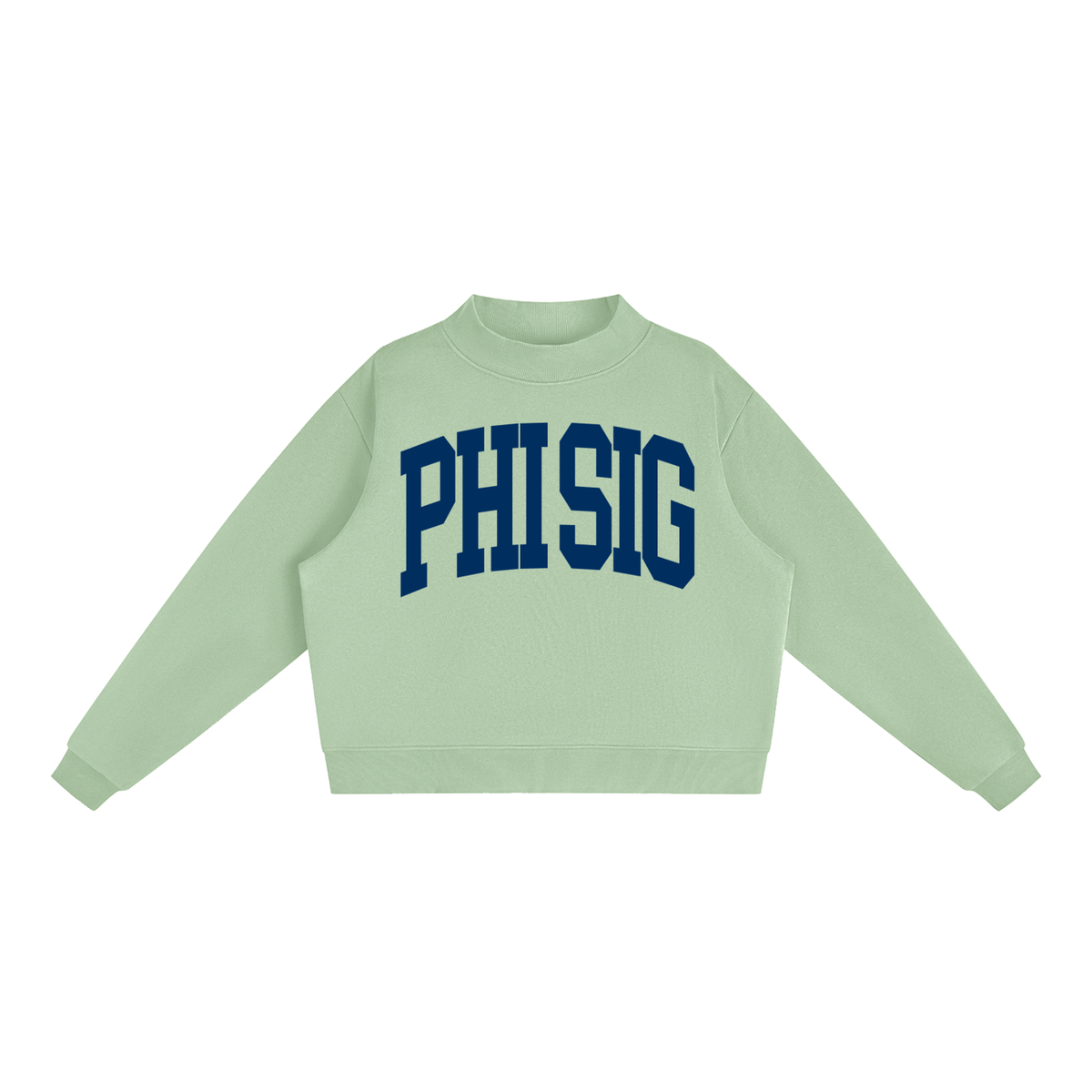 Phi Sig Mock Neck Sweatshirt