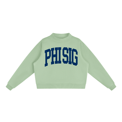 Phi Sig Mock Neck Sweatshirt