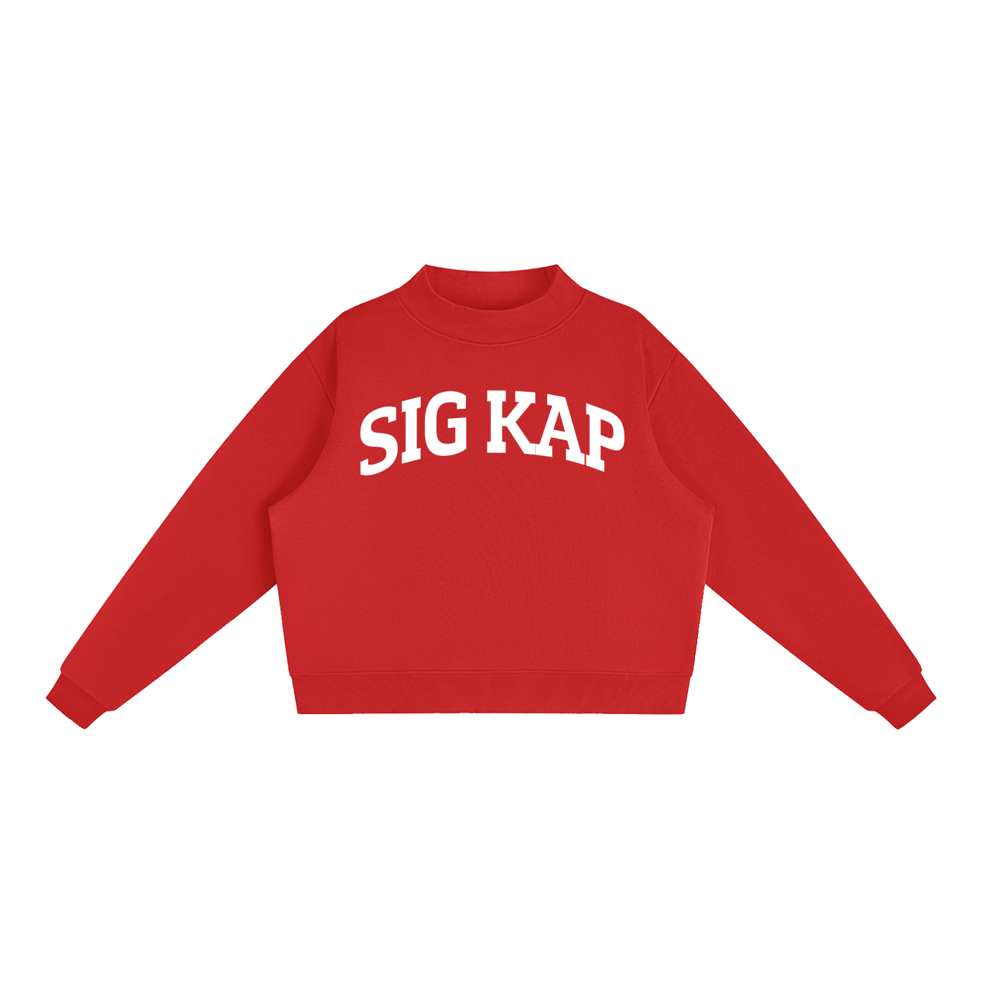 Sigma Kappa Mock Neck Sweatshirt