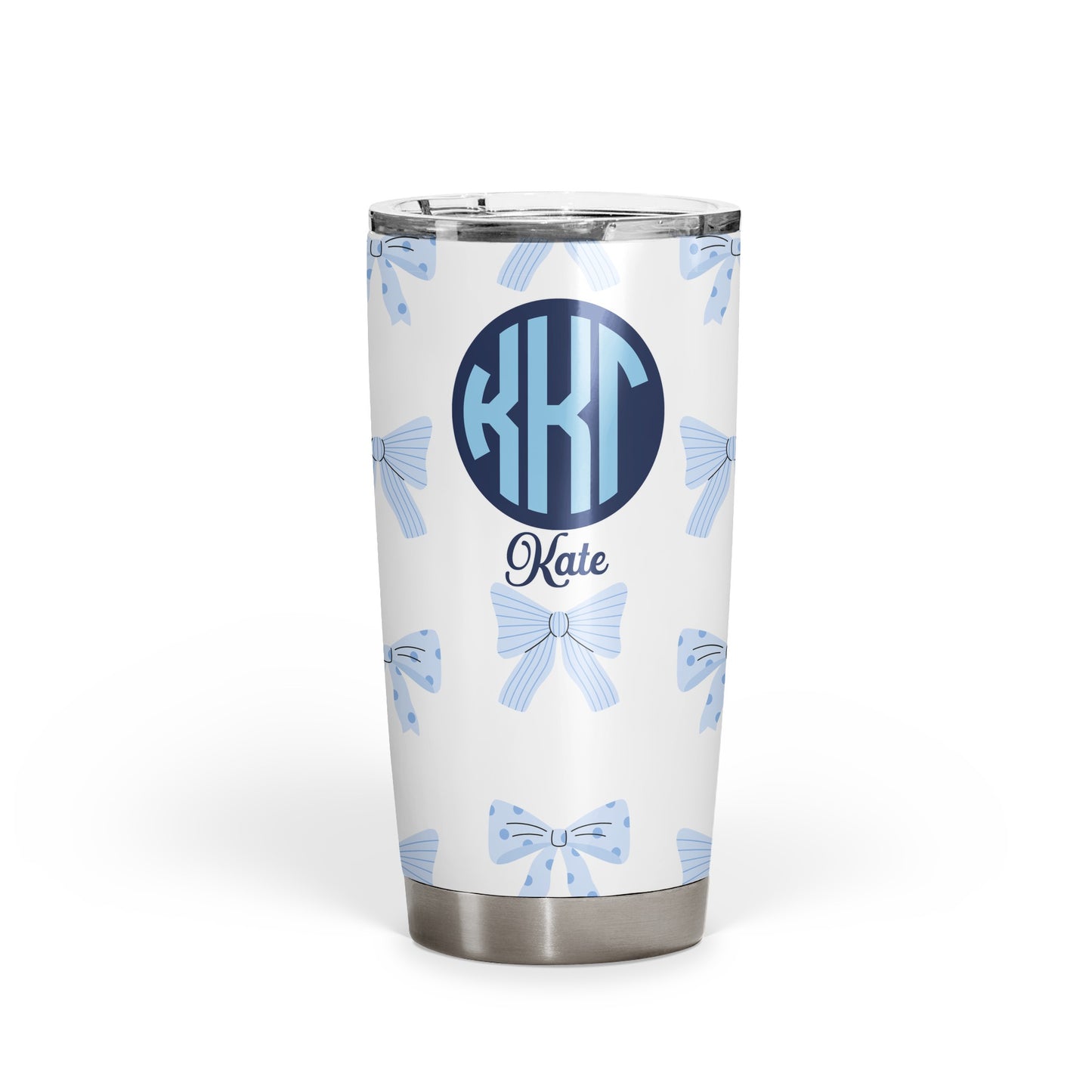 Kappa Kappa Gamma Personalized Bow Tumbler