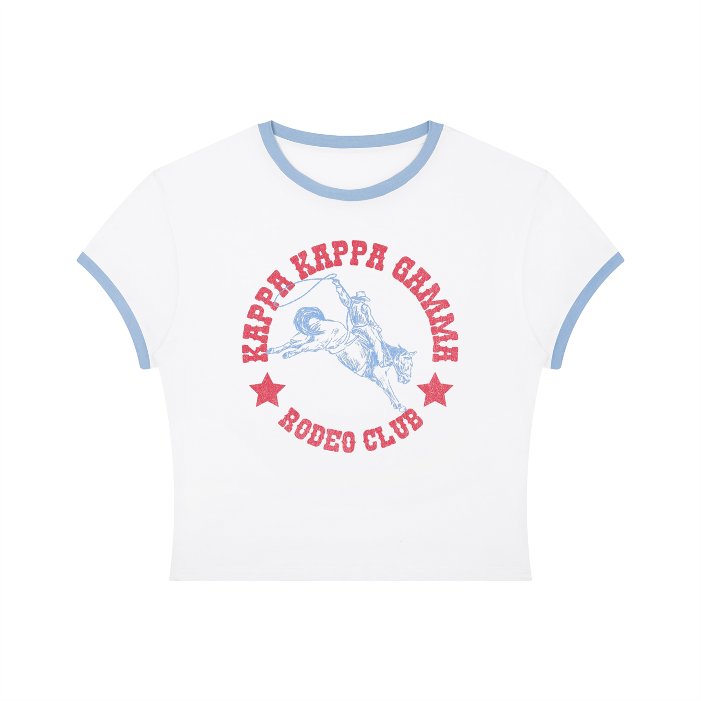 Kappa Kappa Gamma Rodeo Club Ringer Tee