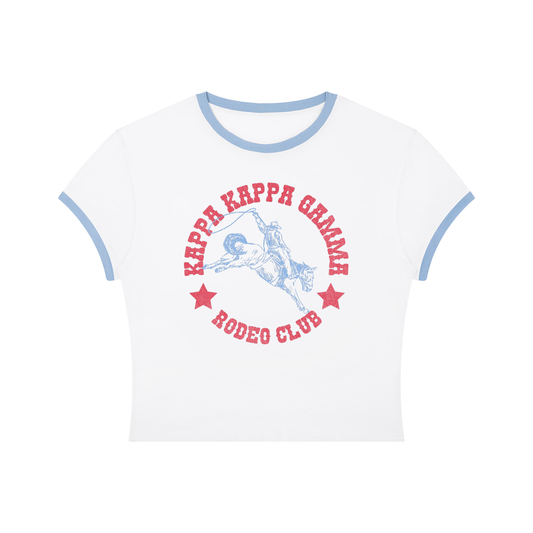 Kappa Kappa Gamma Rodeo Club Ringer Tee