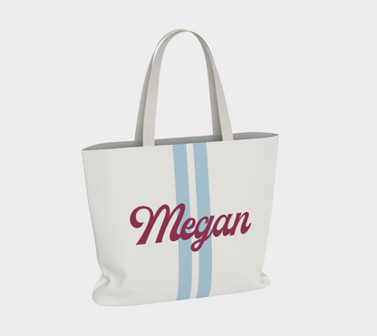 Pi Beta Phi Personalized Stripe Tote