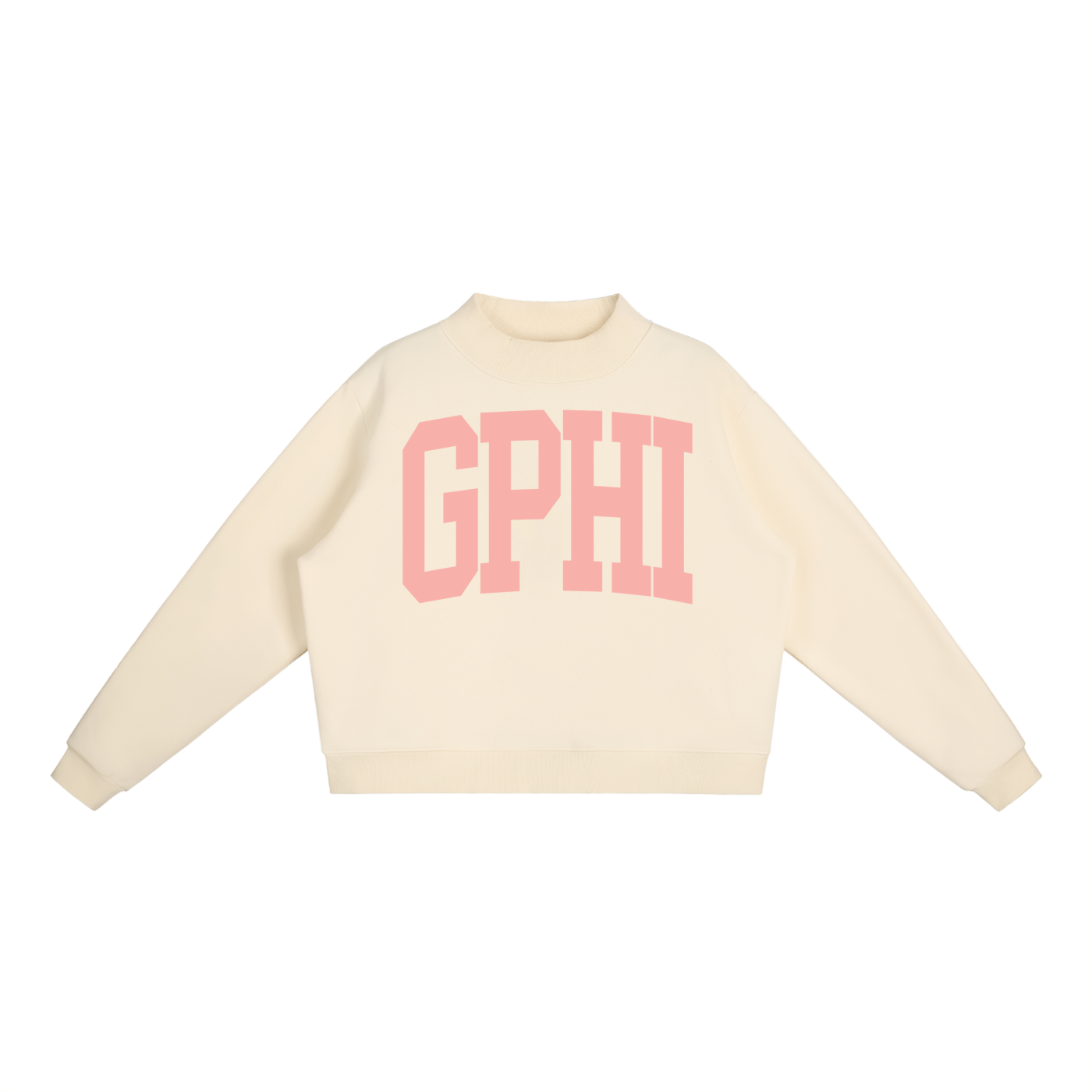 Gamma Phi Beta Big Mock Neck Sweatshirt - Ivy Society