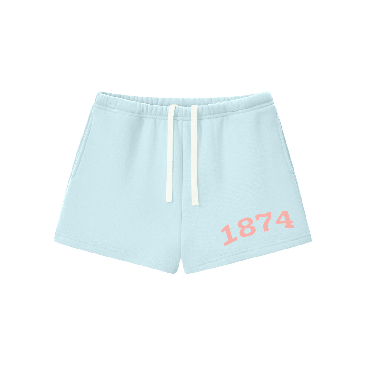 Gamma Phi Beta Blush Fleece Drawstring Shorts