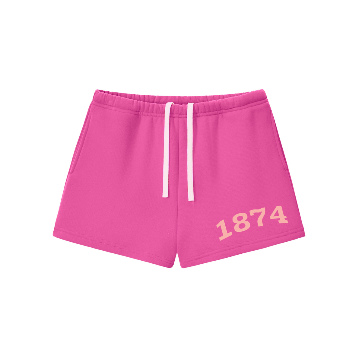 Gamma Phi Beta Blush Fleece Drawstring Shorts