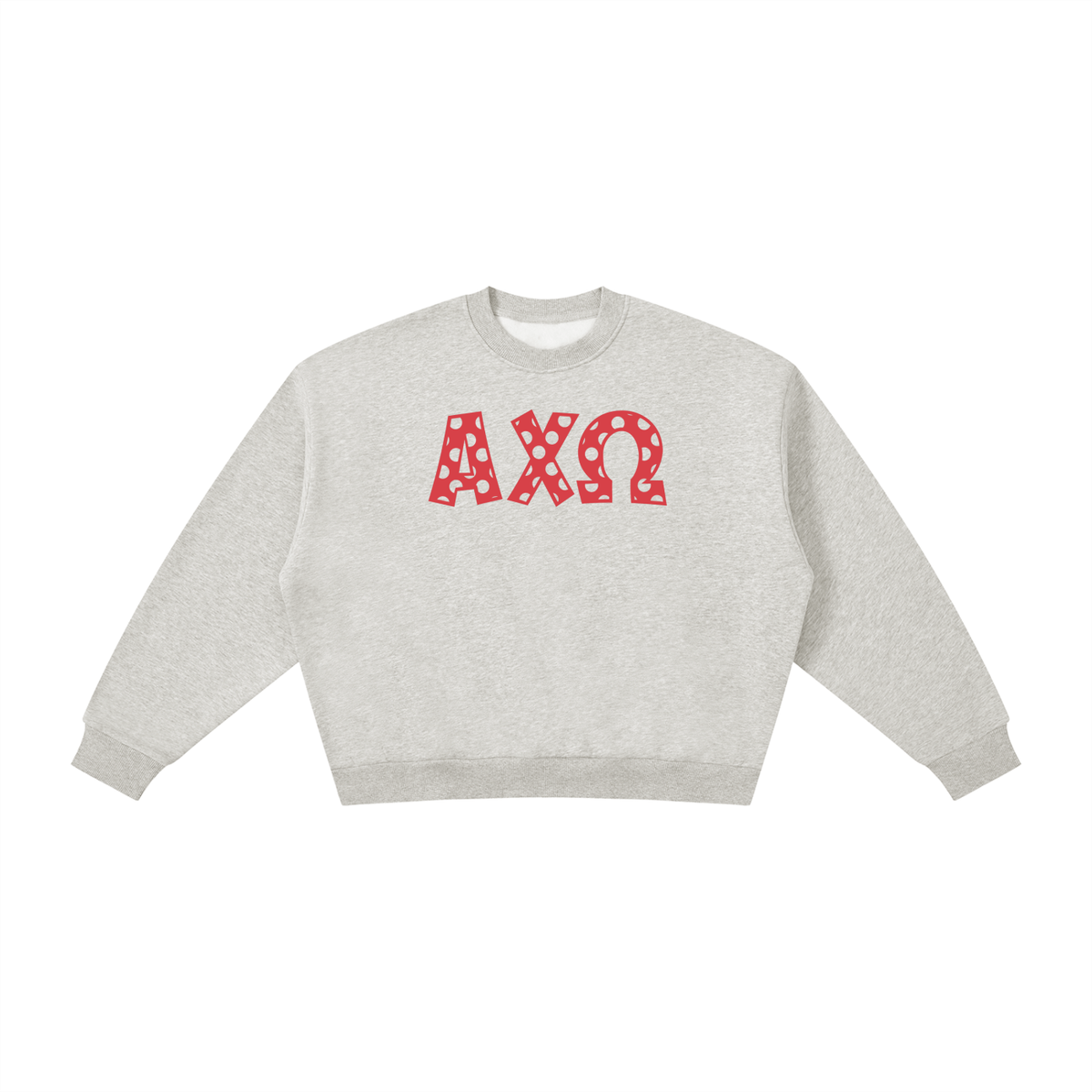 Alpha Chi Omega Polka Dot Sweatshirt - Ivy Society
