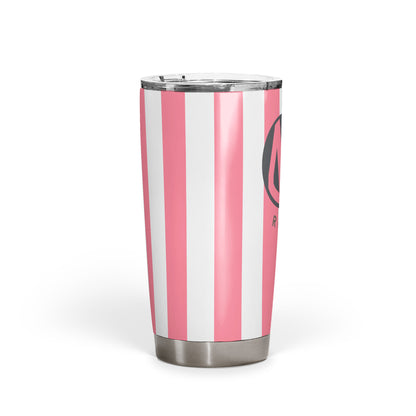 Delta Zeta Personalized Stripe Tumbler - Ivy Society