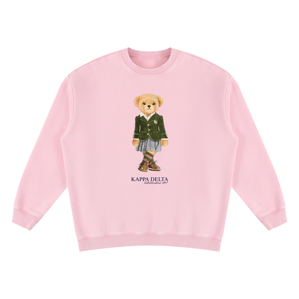 Kappa Delta Sorority Bear Vintage Wash Sweatshirt