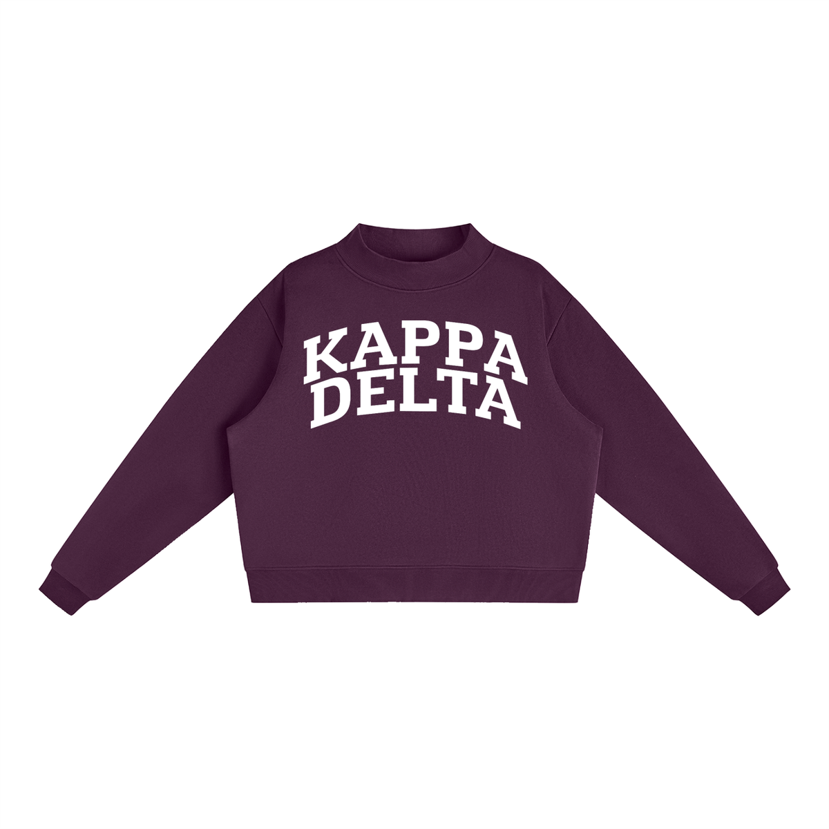 Kappa Delta Mock Neck Sweatshirt