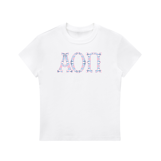 Alpha Omicron Pi Pretty Tee - Ivy Society