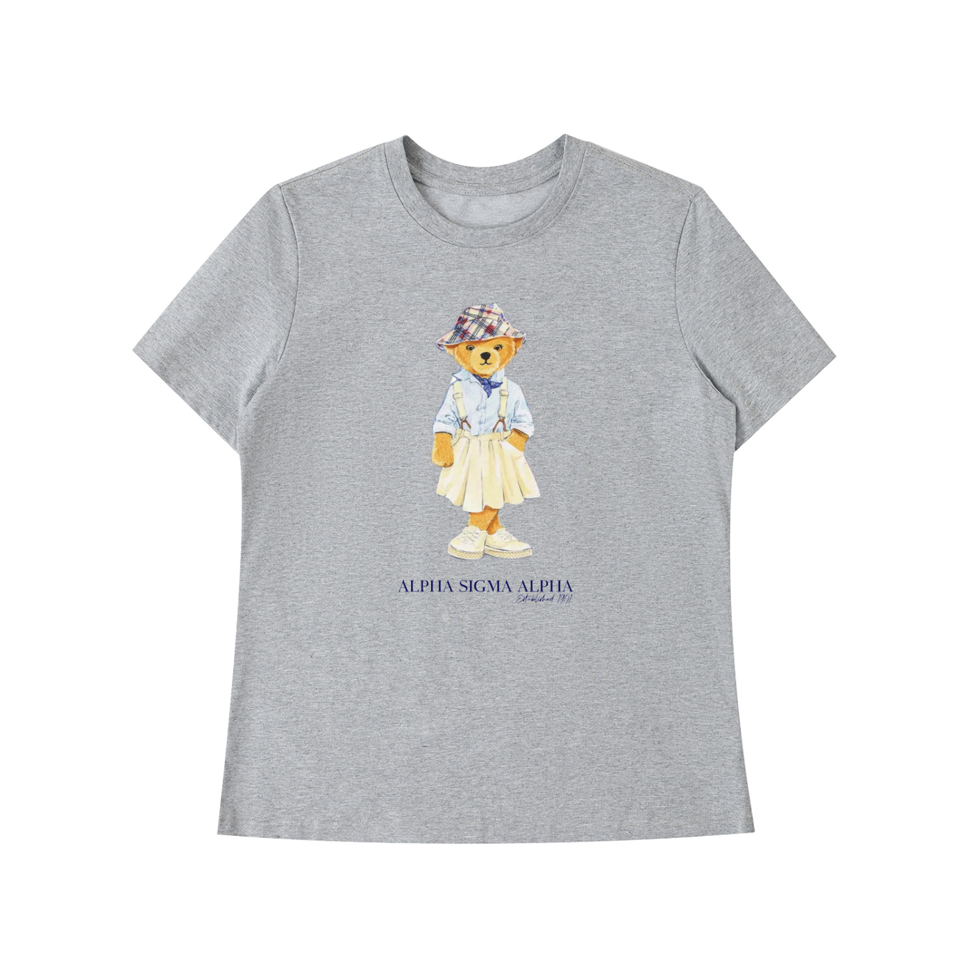 Alpha Sigma Alpha Bear T Shirt