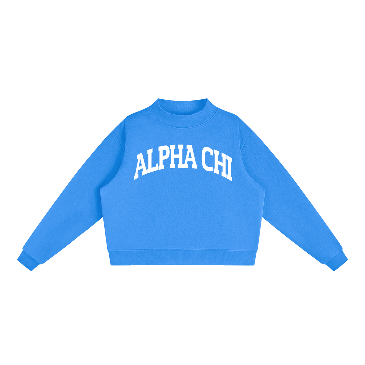 Alpha Chi Omega Mock Neck Sweatshirt