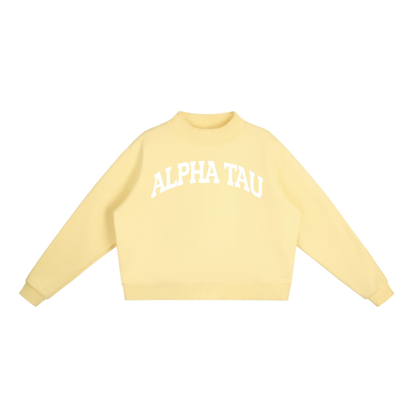 Alpha Sigma Tau Mock Neck Sweatshirt