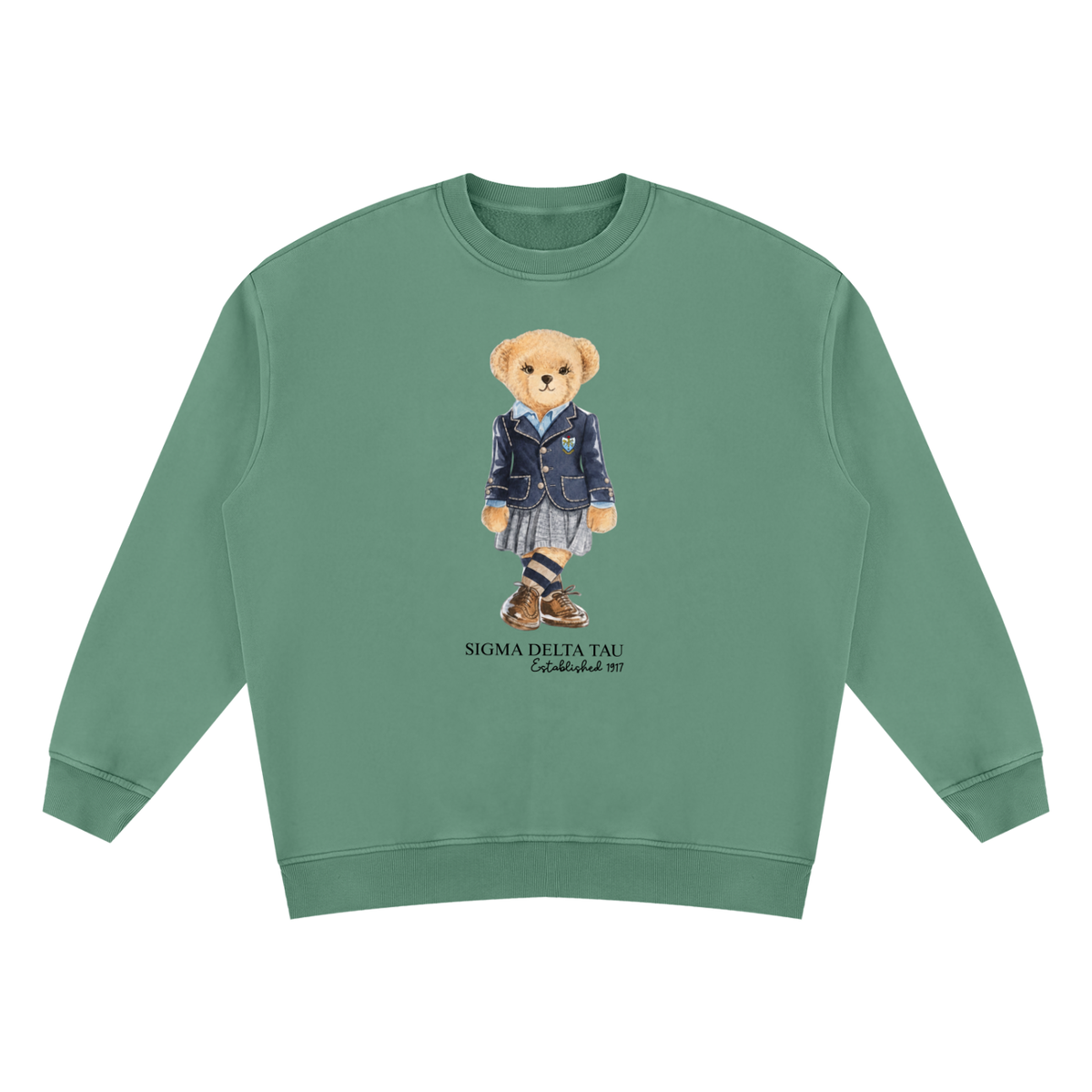 Sigma Delta Tau Sorority Bear Vintage Wash Sweatshirt