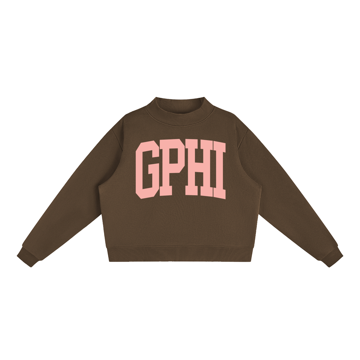 Gamma Phi Beta Big Mock Neck Sweatshirt