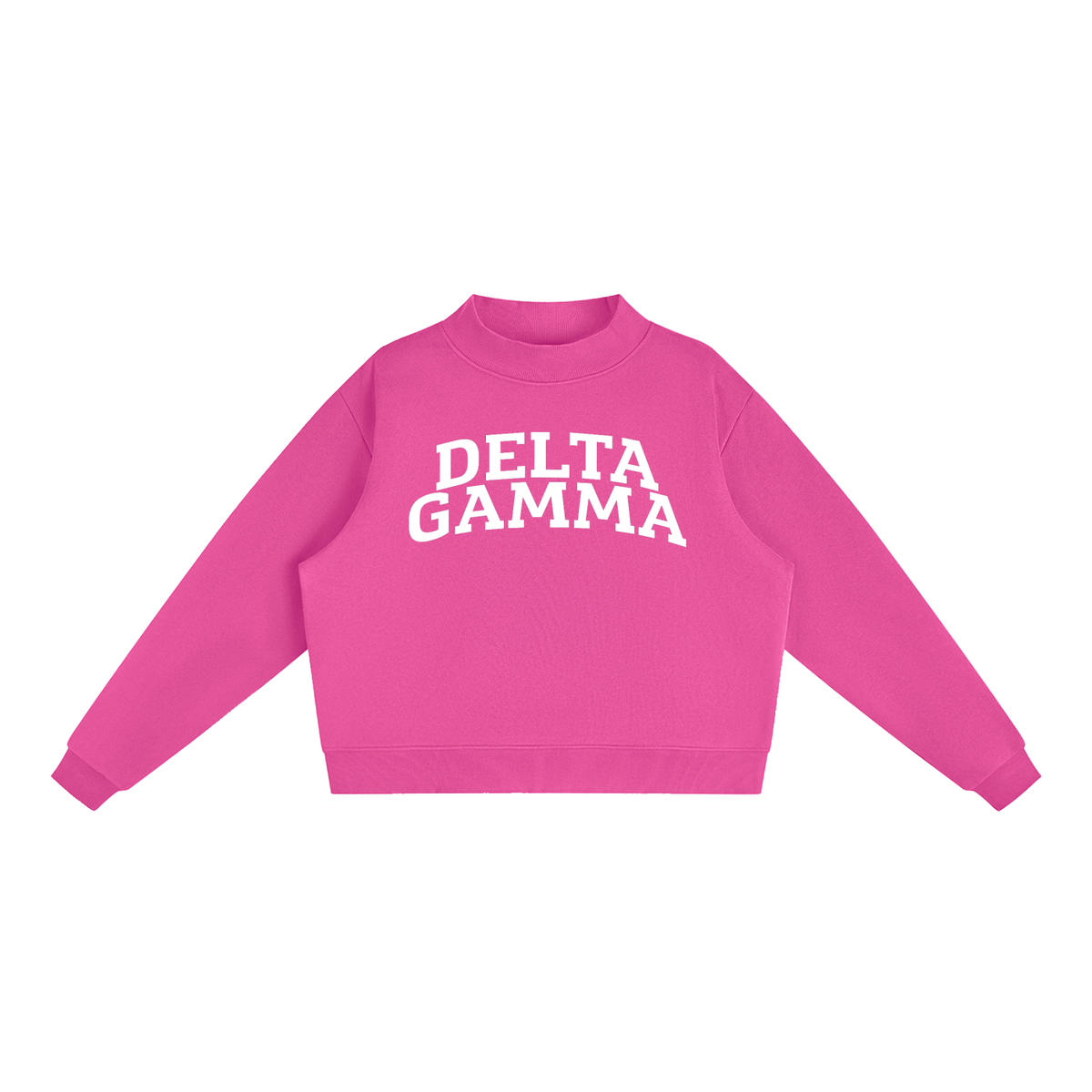 Delta Gamma Mock Neck Sweatshirt